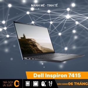 Laptop Dell Inspiron 14 7415 2 in 1 - AMD Ryzen 5-5500U, 8GB RAM, SSD 256GB, AMD Radeon Graphics, 14 inch