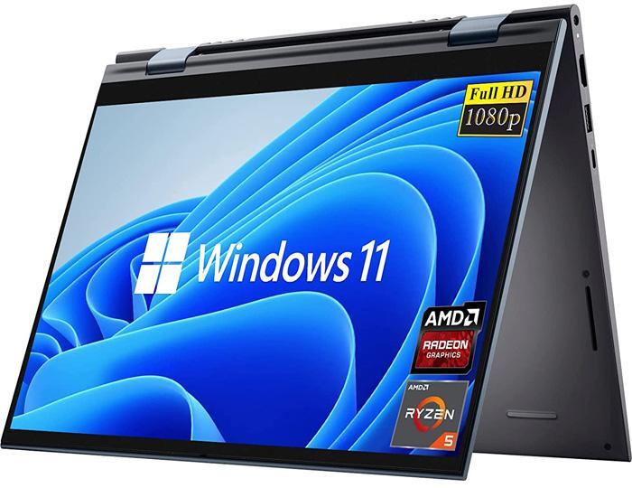 Laptop Dell Inspiron 14 7415 2 in 1 - AMD Ryzen 5-5500U, 8GB RAM, SSD 256GB, AMD Radeon Graphics, 14 inch