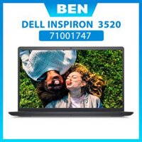 Laptop Dell Inspiron 15 3520 71001747 Core i7-1255U  8GB  512GB  Intel Iris Xe  15.6 inch FHD  Win 11  Office  Đen - Hàng chính hãng
