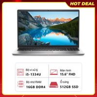 Laptop Dell Inspiron 15 3530 71043885 (i5-1334U/ 16GB/ 512GB SSD/ Intel Iris Xe Graphics/ 15.6" FHD/ OfficeHS21/ McAfee LS/ Win 11 Home/ Bạc)