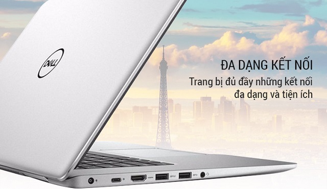 Laptop Dell Inspiron 15 7570-782P81 - Intel Core i7-8550U, 8GB RAM, 1TB HDD + 256GB SSD, VGA NVIDIA Geforce 4GD5 940MX, 15.6 inch