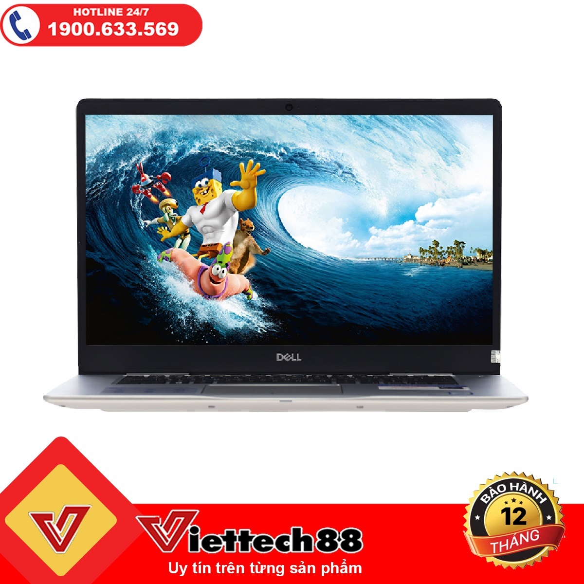 Laptop Dell Inspiron 15 7570-N5I5102OW - Intel core i5, 4GB RAM, HDD 1TB + SSD 128GB, 15.6 inch