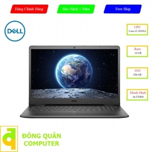 Laptop Dell Inspiron 3501 - Intel core i5 1035G1, 12GB RAM, SSD 256GB, Intel Iris Xe Graphics, 15.6 inch