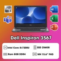 Laptop Dell Inspiron 3567 (Intel Core i5-7200U/ Ram 8GB/ SSD 256GB/ 15.6″ Full HD)