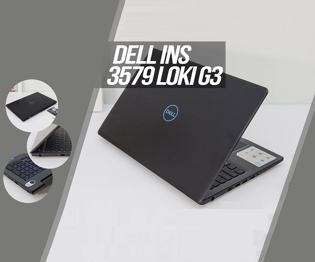 Laptop Dell Inspiron 3579 G3 G5I54114 - Intel Core i5-8300H, 4GB RAM, HDD 1TB, Nvidia GeForce GTX1050 4GB GDDR5, 15.6 inch