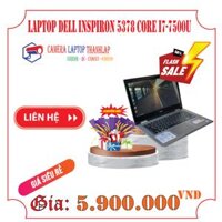 Laptop Dell inspiron 5378 Core i7-7500u Ram 8GB SSD 256GB cảm ứng 2in1