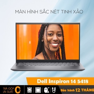 Laptop Dell Inspiron 5418- Intel core i5-11320H, RAM 16GB, SSD 512GB, Intel Iris Xe Graphics, 14 inch