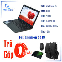 Laptop Dell inspiron 5548 Intel core I5 5200U | RAM 8GB | SSD 256GB | AMD R7 M265 2G | 15.6 inch HD