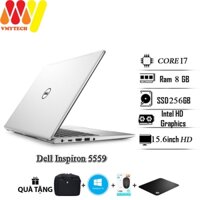 Laptop Dell Inspiron 5559, Core i5-6200U, Ram 8GB, SSD 256GB, VGA, 15.6inch HD, laptop cũ giá rẻ