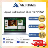 Laptop Dell Inspiron 5640 N6I7512W1 (Core 7 150U, 16G DDR5, 1Tb SSD, 16" 2.5K, Win11, Office) Chính hãng Bảo hành 12T