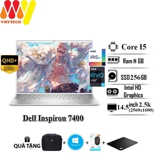 Laptop Dell Inspiron 7400 - Intel Core i5-1135G7, 8GB RAM, SSD 256GB, Intel Iris Xe Graphics, 14.5 inch