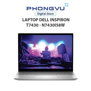 Laptop Dell Inspiron 7430 2 in 1 - Intel Core i5-1335U, 8GB RAM, SSD 512GB, Intel Iris Xe Graphics, 14 inch