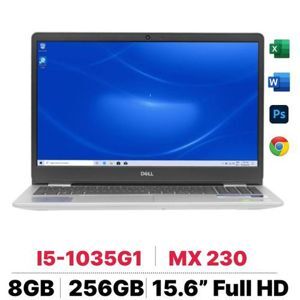 Laptop Dell Inspiron N5593 N5I5513W - Intel Core i5-1035G1, 8GB RAM, SSD 256GB, Nvidia Geforce MX230 2GB GDDR5, 15.6 inch