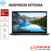 Laptop Dell Inspiron N7306 (P125G002N7306A) i7 1165G7/ 16GB/ 512GB/ 13.3 inch UHD Touch /Bút / Win10/ Đen)