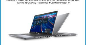 Laptop Dell L5420I714WP - Core i7-1165G7, 8GB Ram, SSD 256GB,  Intel Iris Xe Graphics, 14inch
