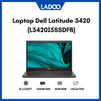 Laptop Dell Latitude 3420 (L3420I5SSDFB)/ Intel Core i5-1135G7 (up to 4.2Ghz, 8MB)/ RAM 8GB/ 256GB SSD