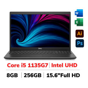Laptop Dell Latitude 3520 70280543 - Intel Core i5-1135G7, 8GB RAM, SSD 256GB, Intel Iris Xe Graphics, 15.6 inch
