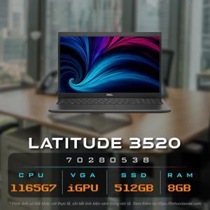 Laptop Dell Latitude 3520 70280538 - Intel Core i7-1165G7, 8Gb RAM, SSD 256GB, Intel Iris Xe Graphics, 15.6 inch
