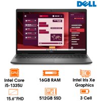 Laptop Dell Latitude 3550, i5-1335U, (8x2)16GD4 3200 (up to 32gb), 512GB SSD, Intel Iris Xe Graphics, 15.6" FHD, 42Wh, ax+BT, WLAN,  Win11H, black,1Y (L3550-71047018)