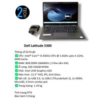 Laptop Dell Latitude 5300 | Intel® Core™ i5-8365U |8GB |NVMe 256GB |13.3 inch FHD