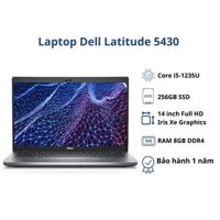 Laptop Dell Latitude 5430 Core i5-1235U RAM 8GB 256GB SSD Iris Xe Graphics 14FHD - Hàng chính hãng - 12 Thàng
