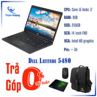 Laptop Dell Latitude 5480 | Intel Core i5-6440HQ | RAM 8GB | SSD 256GB | MÀN 14" FHD