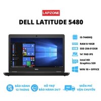 LAPTOP DELL LATITUDE 5480, Ram 8GB, SSD 256Gb, Core™ i5-7440HQ,  14.0 inch HD Giá Rẻ Bảo Hành Uy Tín tới 12 THÁNG