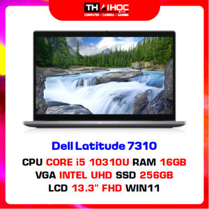 Laptop Dell Latitude 7310 -Intel core i5-10310U, 16GB RAM, SSD 256GB, Intel UHD Graphics, 13.3 inch