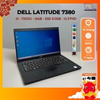 Laptop Dell Latitude 7380 I7-76000U/16GB/512GB SSD/13.3 inch FHD mỏng nhẹ, pin trâu, màn đẹp, văn phòng giải trí OK