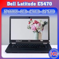 Laptop Dell Latitude E5470 Likenew Core i7-6600U, Ram 8GB, SSD 256GB, VGA 2GB, Màn 14 inch FHD