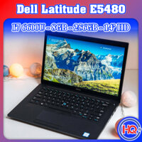 Laptop Dell Latitude E5480 Likenew Core i7-6600U, Ram 8GB, SSD 256GB, Màn 14 inch HD