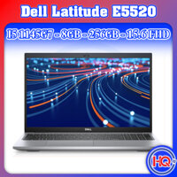 Laptop Dell Latitude E5520 Likenew Core i5-1145G7, Ram 8GB, SSD 256GB, Màn 15.6 inch FHD