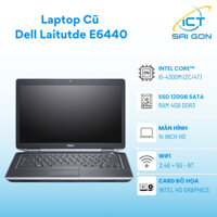 Laptop Dell Latitude E6440 Core I5-4300M, Ram 4GB, SSD 120GB, Màn hình 14 inch HD