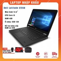 Laptop Dell Latitude E7250 i5 | 4G | HDD 128Gb | 12.5" | WIN 10 - Hàng nhập khẩu