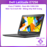 Laptop Dell Latitude E7250 màn 12.5 - Core i7 5600u ram 8G 256G SSD