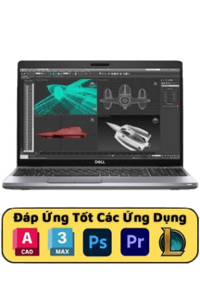 Laptop Dell Mobile Precision 3561 - Intel Core i7-11850H, 16GB RAM,  256GB M.2 Gen 3 PCIe x4 NVMe SSD + 1x M.2 PCie, 15.6 inch Full Hd