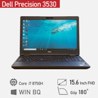 Laptop Dell Precision 3530 – Intel Core i7 – Core i7 8750H/ RAM 16GB/ SSD 512GB /VGA Quadro P600/ FHD