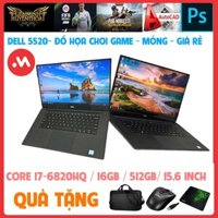 Laptop Dell Precision 5520 - tuyệt phẩm đồ họa siêu mỏng nhẹ , laptop cũ chơi game cơ bản đồ họa Hàng nhập khẩu USA