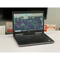 Laptop Dell Precision 7520 i7-7820HQ RAM 16G SSD 256G VGA M2200 4GB 15 inch FHD IPS