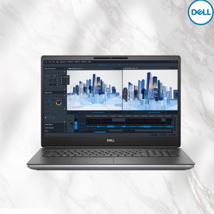 Laptop Dell Precision 7760 - Intel Core Processor i7-11850H, 32GB RAM, SSD 512GB, Nvidia RTX A3000 6GB GDDR6, 17.3 inch