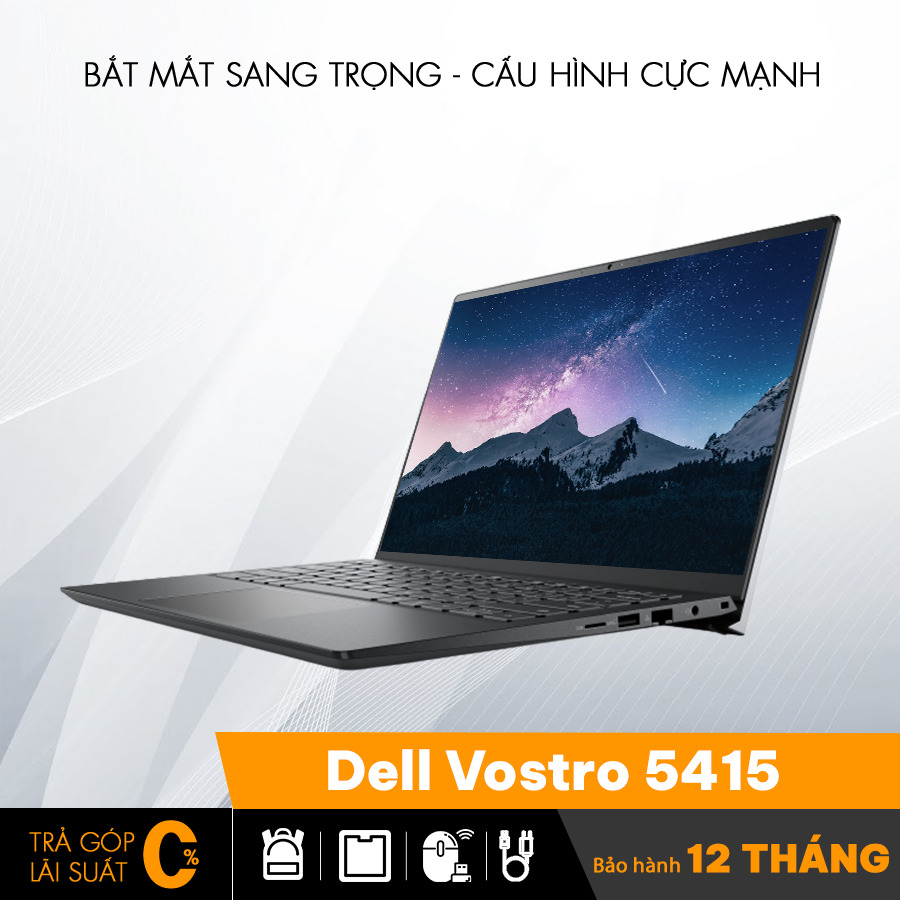 Laptop Dell Vostro 14 5415- Ryzen R5-5500U, 8GB RAM, SSD 256GB, AMD Radeon Graphics,14 inch