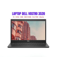 Laptop Dell Vostro 3520 i3, 8GB RAM, 512GB SSD, 15.6 inch, Ubuntu, Đen - Bảo Hành 12 Tháng