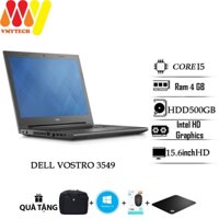 Laptop Dell Vostro 3549 cấu hình cao, Core i5, Ram 4gb, ổ cứng 500gb, Card VGA rời, màn HD,laptop sinh viên lưới zin 99%