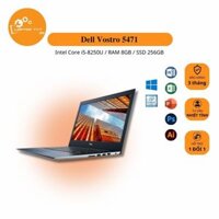 Laptop Dell Vostro 5471 i5-8250 Ram8g ssd256 màn 14FHD vỏ nhôm sang trọng bền bỉ LaptopTVT