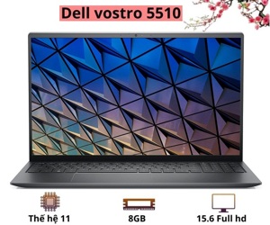 Laptop Dell Vostro 5510 70266006 - Intel Core i5-11320H, 8GB RAM, SSD 512GB, Intel Iris Xe Graphics, 15.6 inch