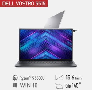Laptop Dell Vostro 5515 - AMD Ryzen 5-5500U, 8GB RAM, SSD 256GB, AMD Radeon Graphics, 15.6 inch