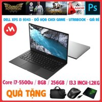 laptop dell xps 13 9343 core i7-5500U, 8G, SSD 256Gb, laptop cũ chơi game utrabook đồ họa nặng- Hàng nhập khẩu USA