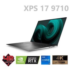 Laptop Dell XPS 17 9710 - Intel Core i9-11900H, 32GB RAM, SSD 1TB, Nvidia GeForce RTX 3060 6GB GDDR6, 17 inch