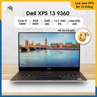 Laptop Dell XPS 9360 i5-7200U | Ram 8G | SSD 256G | 13" Full HD | Like new 99% | Trả góp 0%