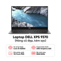 Laptop DELL XPS 9370 / I5-8250U / 8GB RAM / 256GB SSD / Màn 13.3 inch FHD / Kèm sạc - Hàng cũ đẹp | Giá rẻ, trả góp 0%